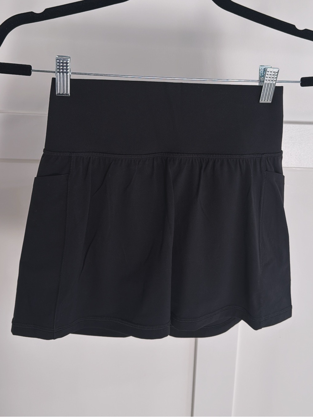 Athleta Black Athletic Skort with Side Pockets Powervita